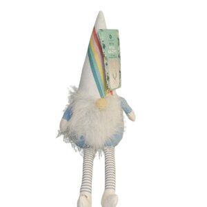 Huntington Home Spring Mini Gnome Weighted Stuffed Sitter New